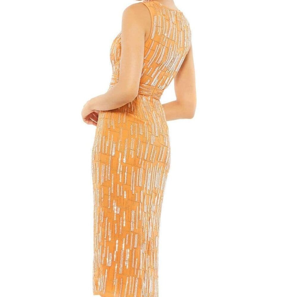 Mac Duggal 70264D Cocktail Dresses Saffron Size 8 - Picture 2 of 8